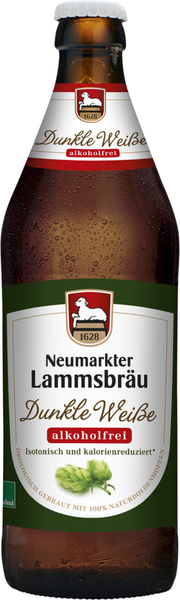Neumarkter Lammsbräu Dunkle Weiße Alkoholfrei 0,5l